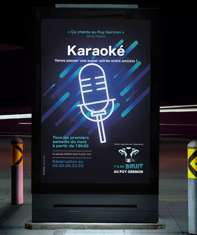 Affiche soirée Karaoké